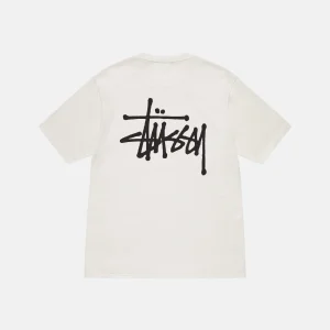 Basic Stussy T-Shirt Pigment Dyed White