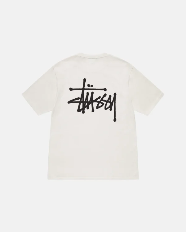 Basic Stussy T-Shirt Pigment Dyed White