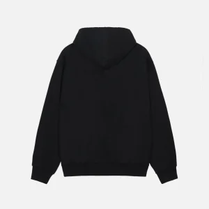 STUSSY GEAR HOODIE BLACK