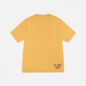 ALL BETS OFF TEE PIGMENT DYED – Yellow