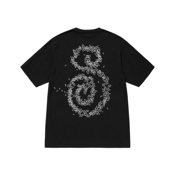 ANTS PIGMENT DYED BLACK TEE