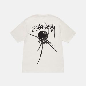 ARACHNID TEE PIGMENT DYED WHITE