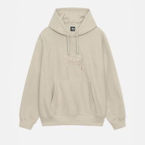 BASIC APPLIQUE STUSSY HOODIE