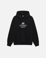 STUSSY SPORTSWEAR HOODIE BLACK