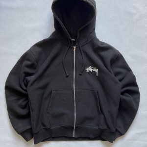 Stussy Shattered 8 Ball Zip Up Hoodie