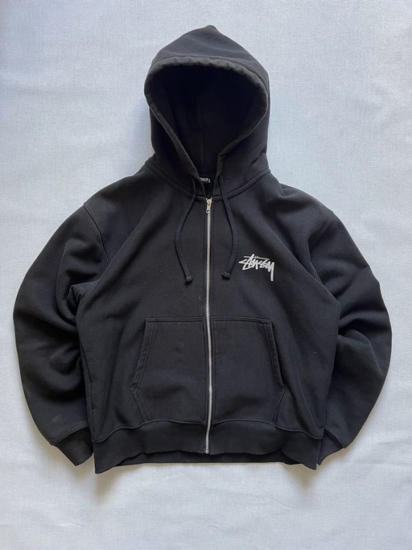 Stussy Shattered 8 Ball Zip Up Hoodie