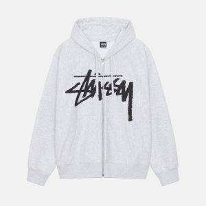 VENUS ZIP GREY HOODIE