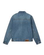 ZIP WORK JACKET DENIM-Blue